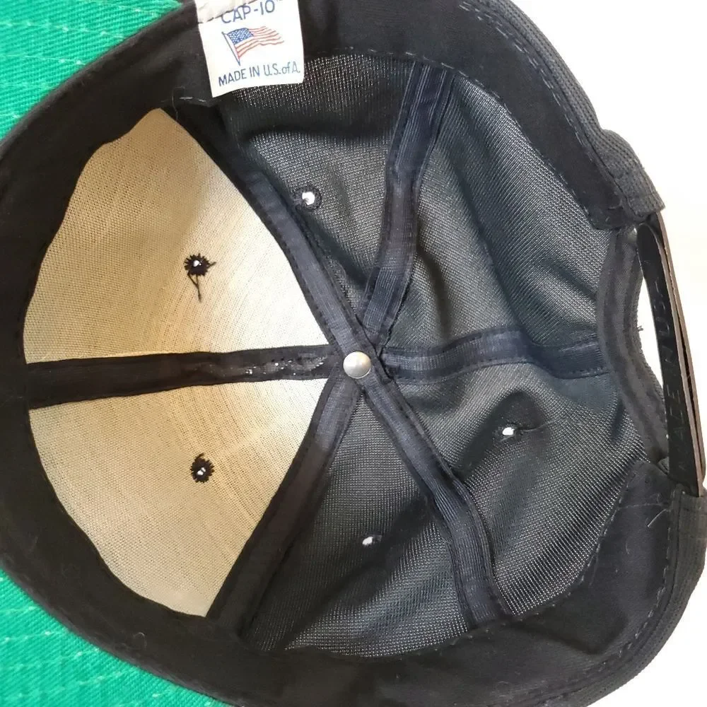 USS HAWES FFG 1989 PERSIAN gulf cruise cap black gold embroidery Dad hat